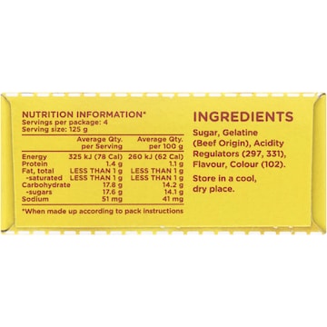 Aeroplane Original Lemon Flavoured Jelly 85g