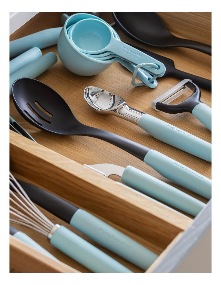 Soft Grip Slotted Spoon Mineral Water