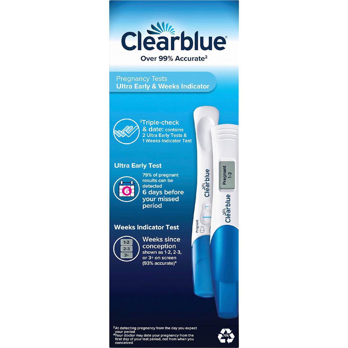 Clearblue Pregnancy Test Combo Pack 3 pack