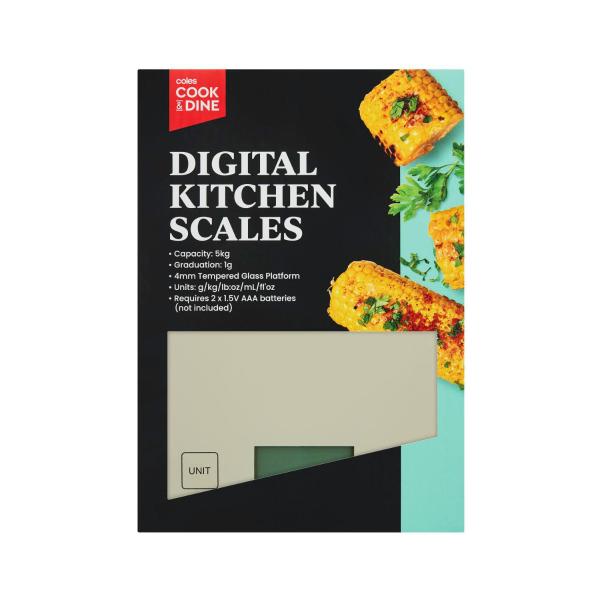 COLES DIGITAL KITCHEN SCALES