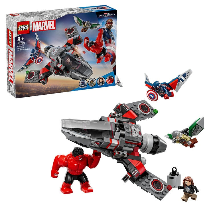 LEGO Marvel Captain America Vs Red Hulk Battle 76292