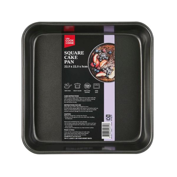 COLES SQUARE CAKE PAN