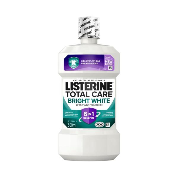 Bright White Multi Action Whitening Mouthwash Lemon Flavour & Salt