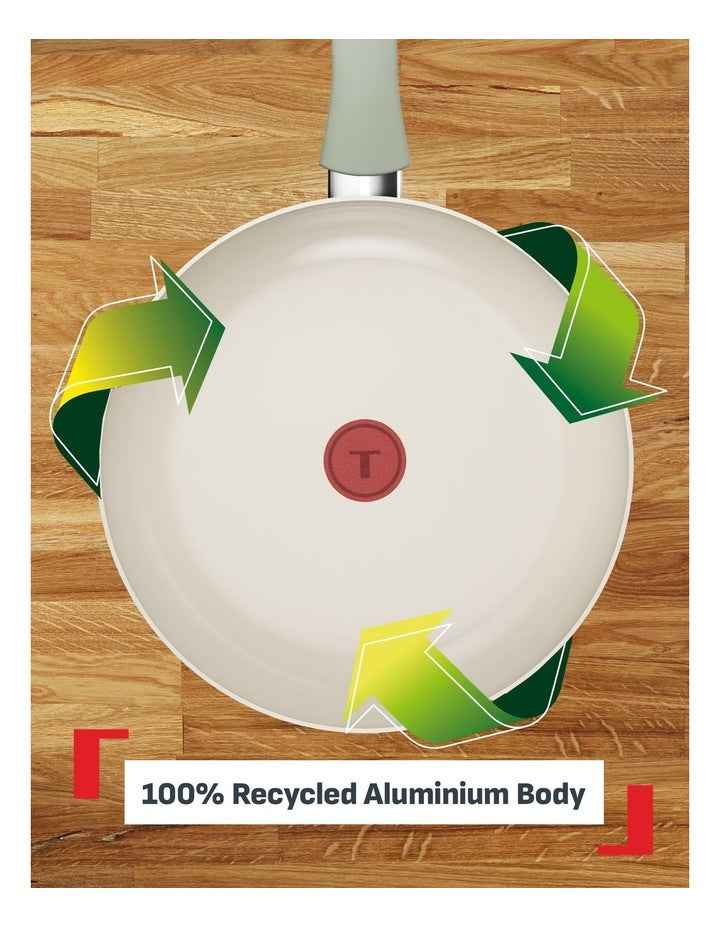 Recycle Ceramic Induction Non-Stick Frypan 24cm in Green Lichen