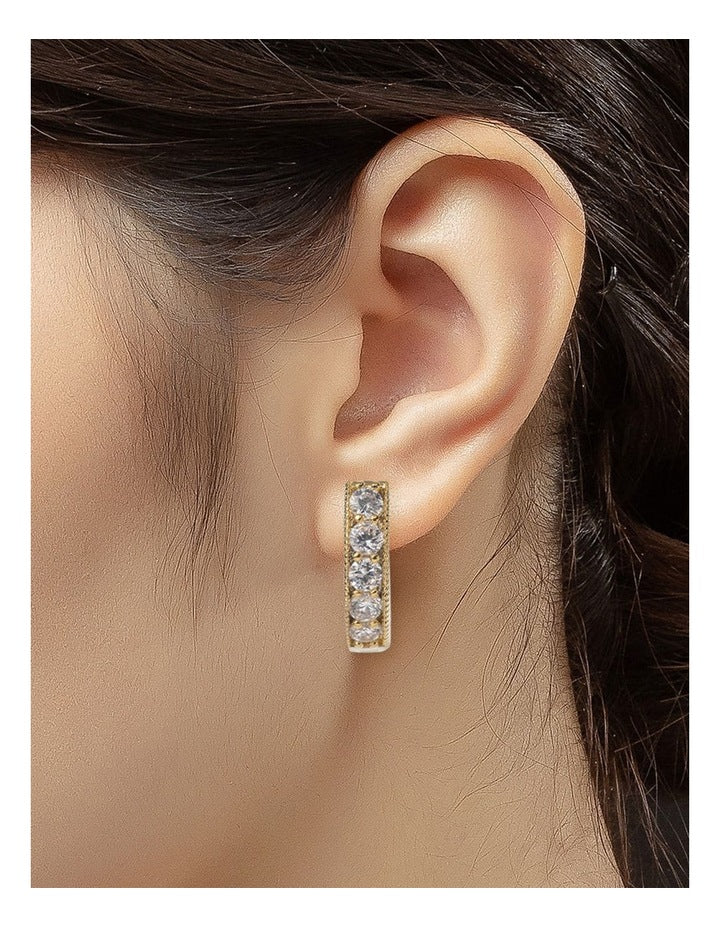 GJEA067M - CZ SMALL HOOPS