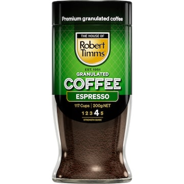 Robert Timms Premium Espresso Granulated Coffee 200g