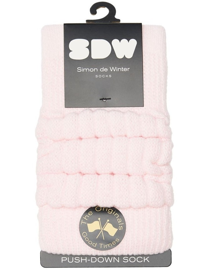 Slouch Socks 1 Pack in Pale Pink