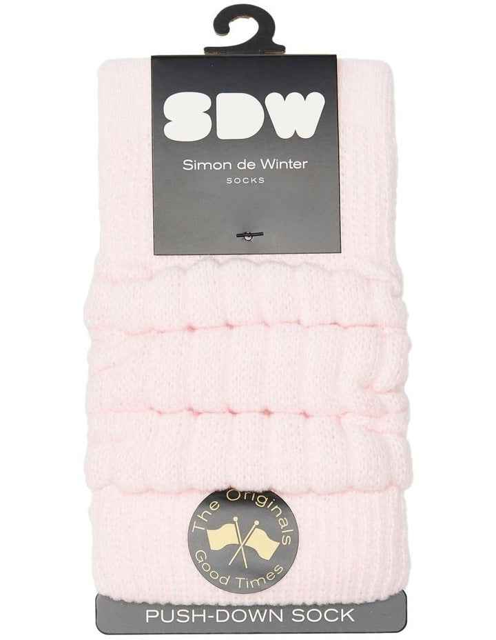 Slouch Socks 1 Pack in Pale Pink