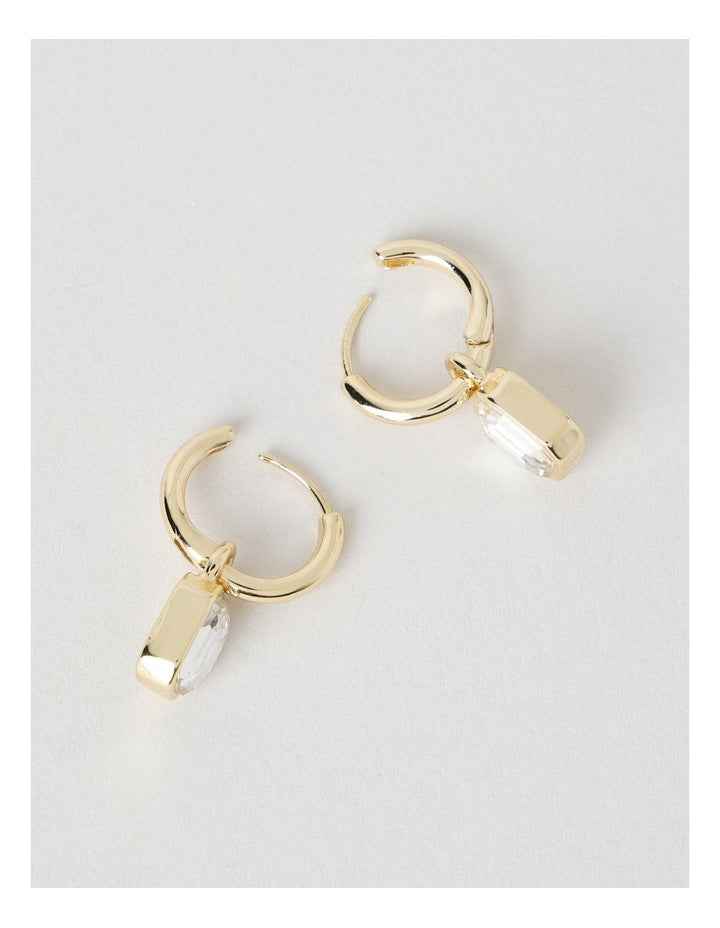 Diamante Drop Sleeper in Gold