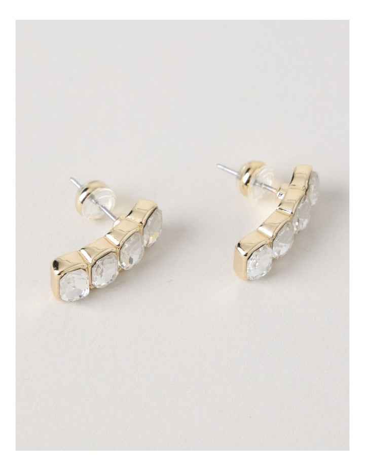 Quadruple Diamante Stud in Gold