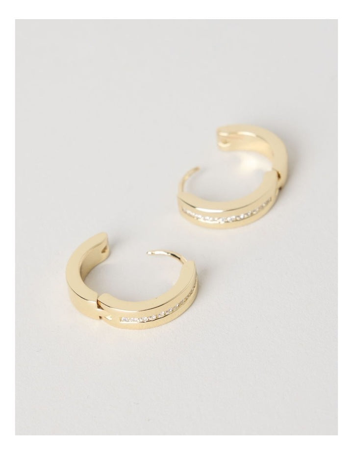 Diamante Sleeper in Gold