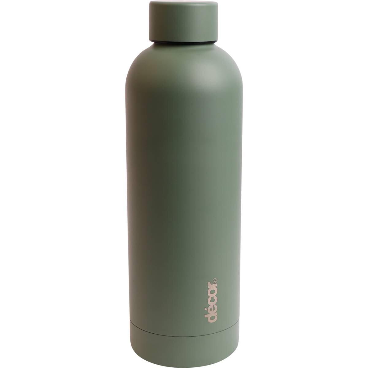 Decor Screw Top Double Wall Water Drink Bottle 500mL Assorted each