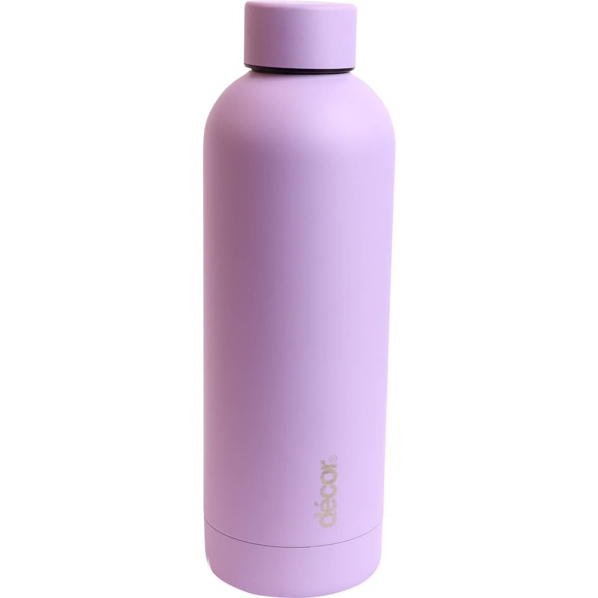 Decor Screw Top Double Wall Water Drink Bottle 500mL Assorted each