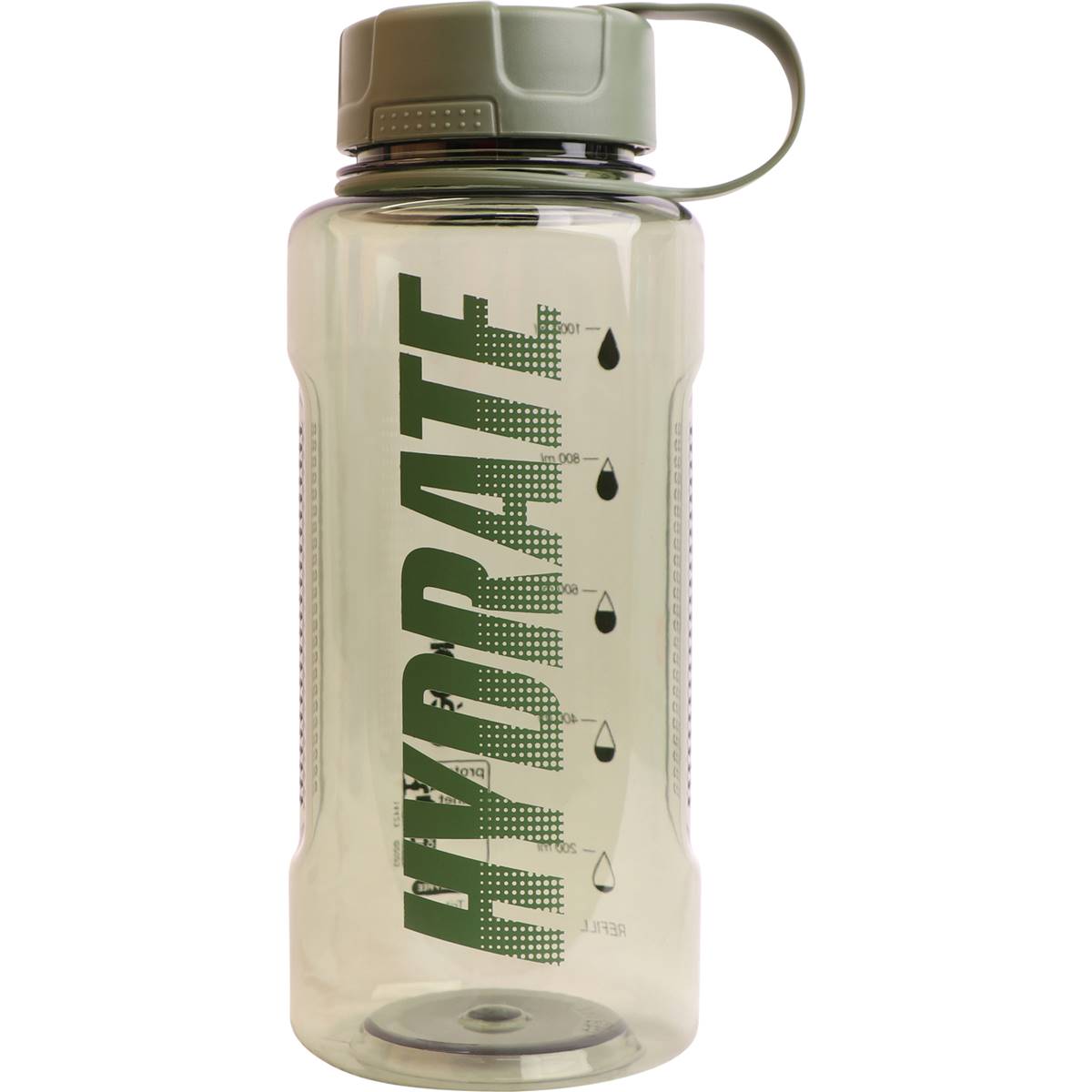 Decor Hydrate Tritan Water Drink Bottle 1.2L Assorted each