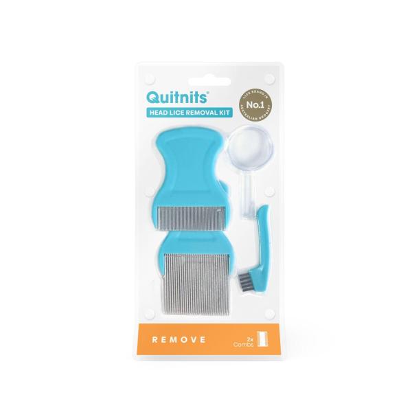 QUITNITS HEAD LICE REMOVAL KIT COMB TWIN PACK