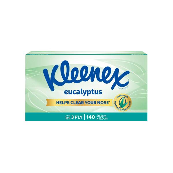 3Ply Wellbeing Facial Tissues Eucalyptus