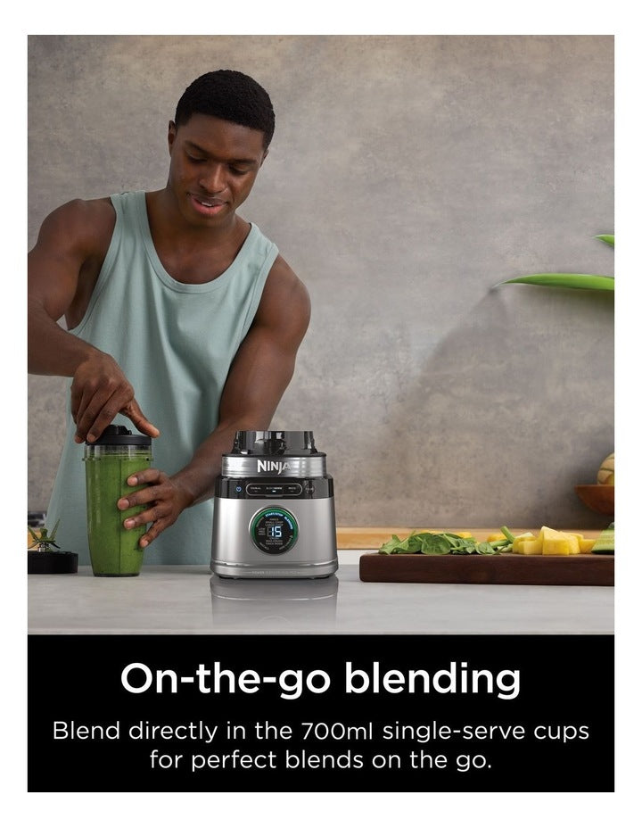 Detect Duo Power Blender Pro + Single Serve TB302SLANZ in Silver