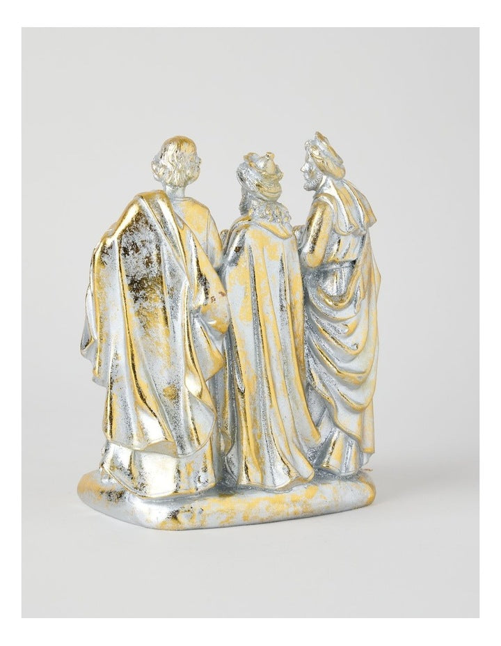 Heirloom Resin Nativity Home Decoration in Gold: 21cm