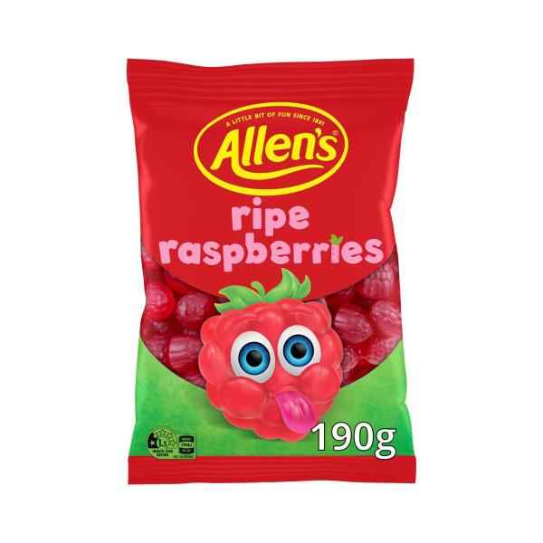 Lollies Ripe Raspberries Lolly Bag