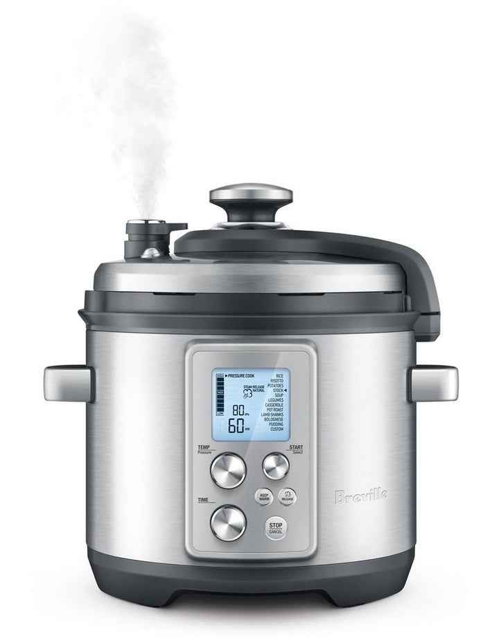 The Fast Slow Pro Pressure Cooker Brushed Stainless Steel BPR700BSS