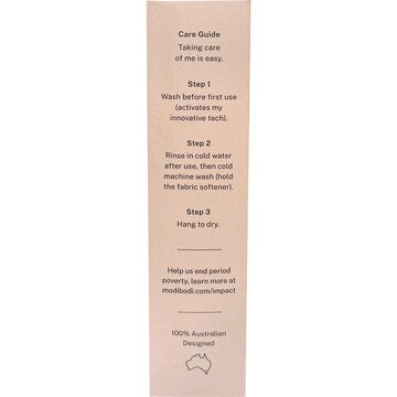 Modibodi Mid Rise Period Underwear Heavy - Overnight Size 10 each