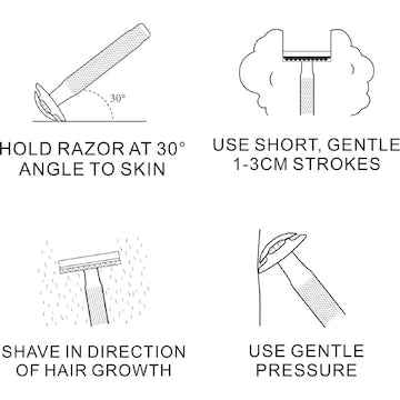 Thanks To Nature Double Edge Safety Razor & Blade each
