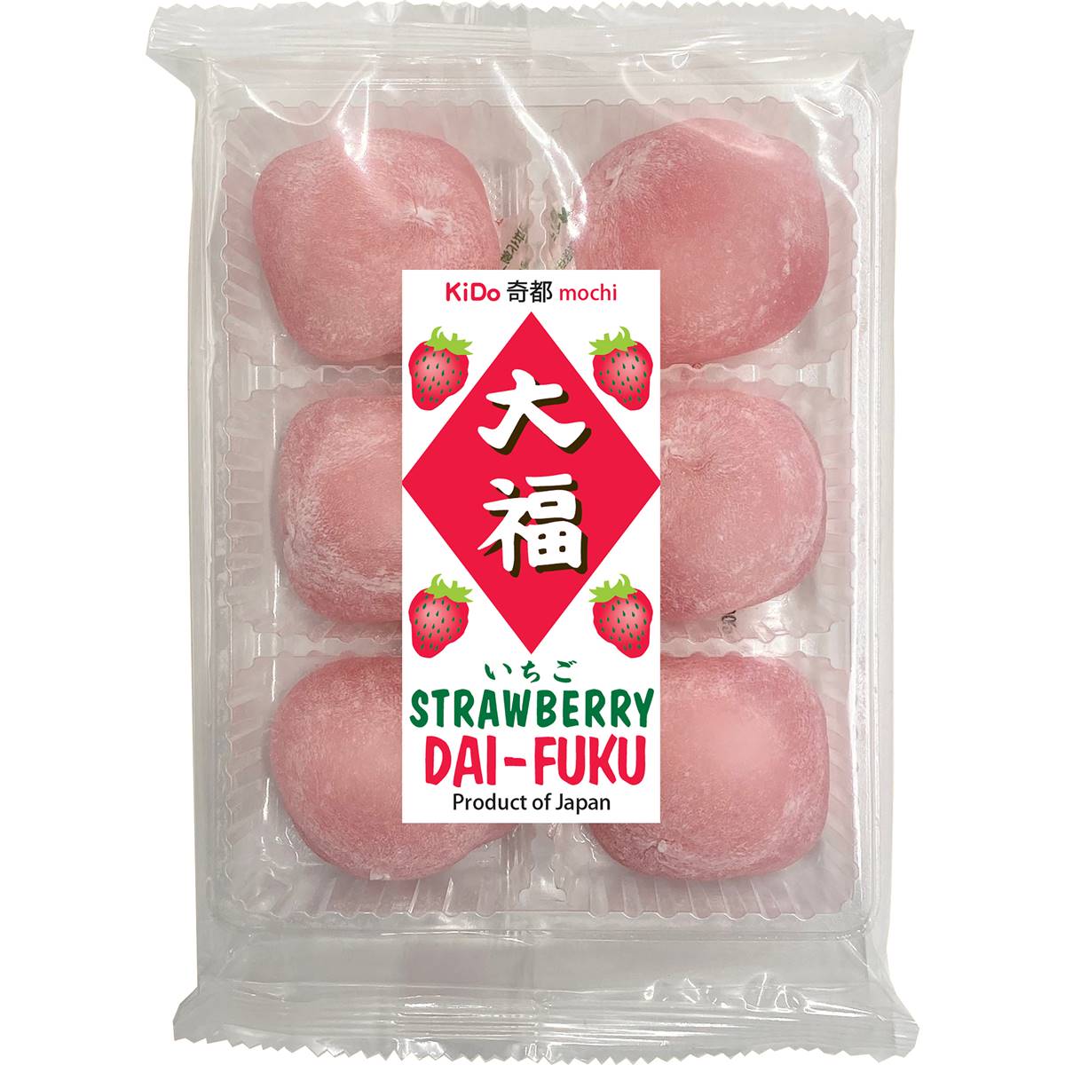 Kido Daifuku Mochi Strawberry 150g