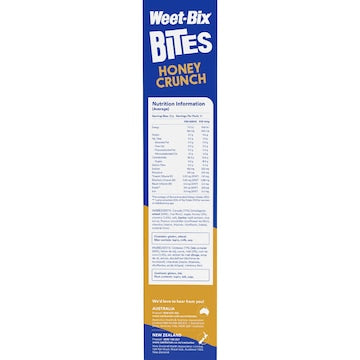Weet-Bix Bites Crunchy Honey Breakfast Cereal 510g