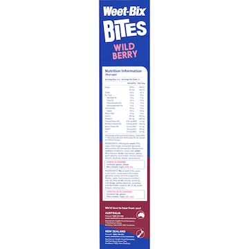 Weet-Bix Bites Wild Berry Breakfast Cereal 500g