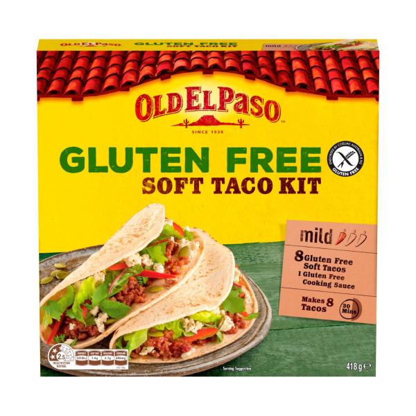 OLD EL PASO GLUTEN FREE SOFT TACO KIT 418G