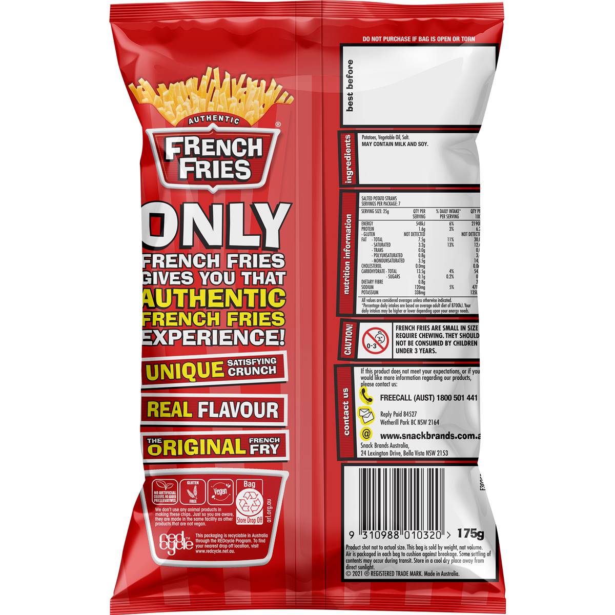 French Fries Original Chips 175g