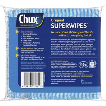 Chux Original Superwipes 10 pack