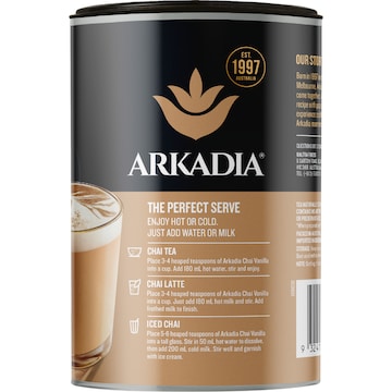Arkadia Chai Tea Vanilla 240g