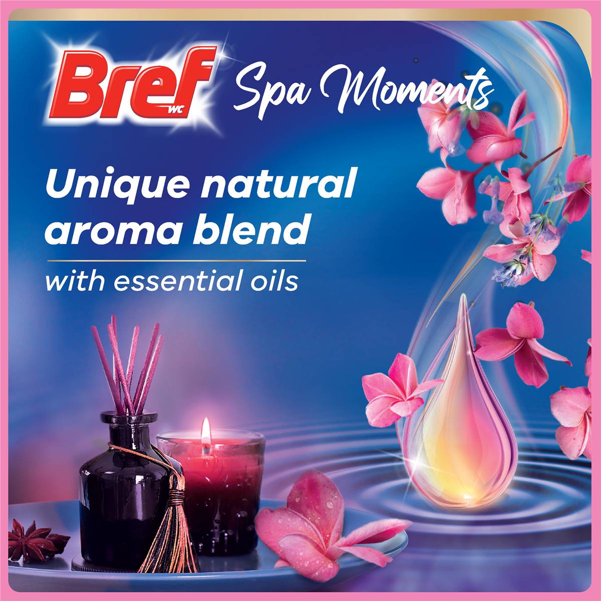 Bref Spa Moments Harmony Toilet Cleaner Block 50g x 2 pack