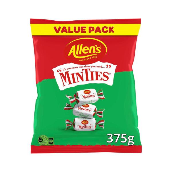 Lollies Large Value Bag Minties Mint Chews
