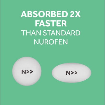 Nurofen Zavance Fast Pain Relief Caplets 256Mg Ibuprofen 24 pack