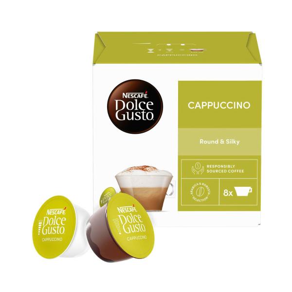 NESCAFE DOLCE GUSTO CAPPUCCINO COFFEE CAPSULES 16 PACK