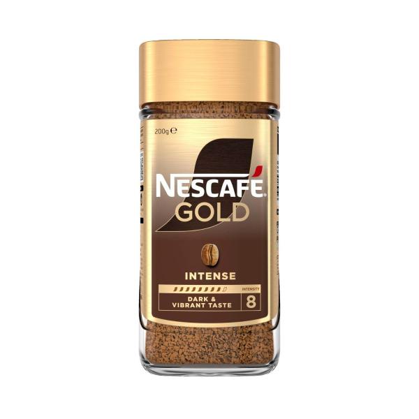 NESCAFE GOLD INTENSE SOLUBLE INSTANT COFFEE 200G