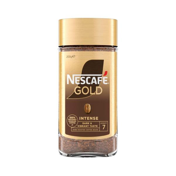 NESCAFE GOLD INTENSE SOLUBLE INSTANT COFFEE 200G