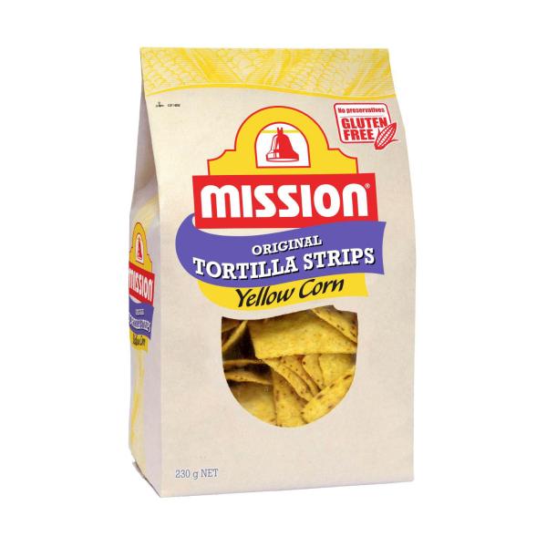 MISSION CORN CHIPS:YELLOWCORN:.:230 GRAM