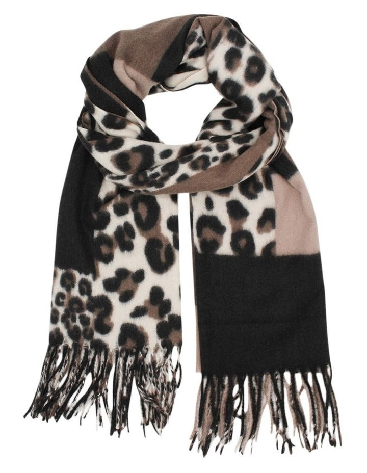 Mariah Scarf in Brown Taupe
