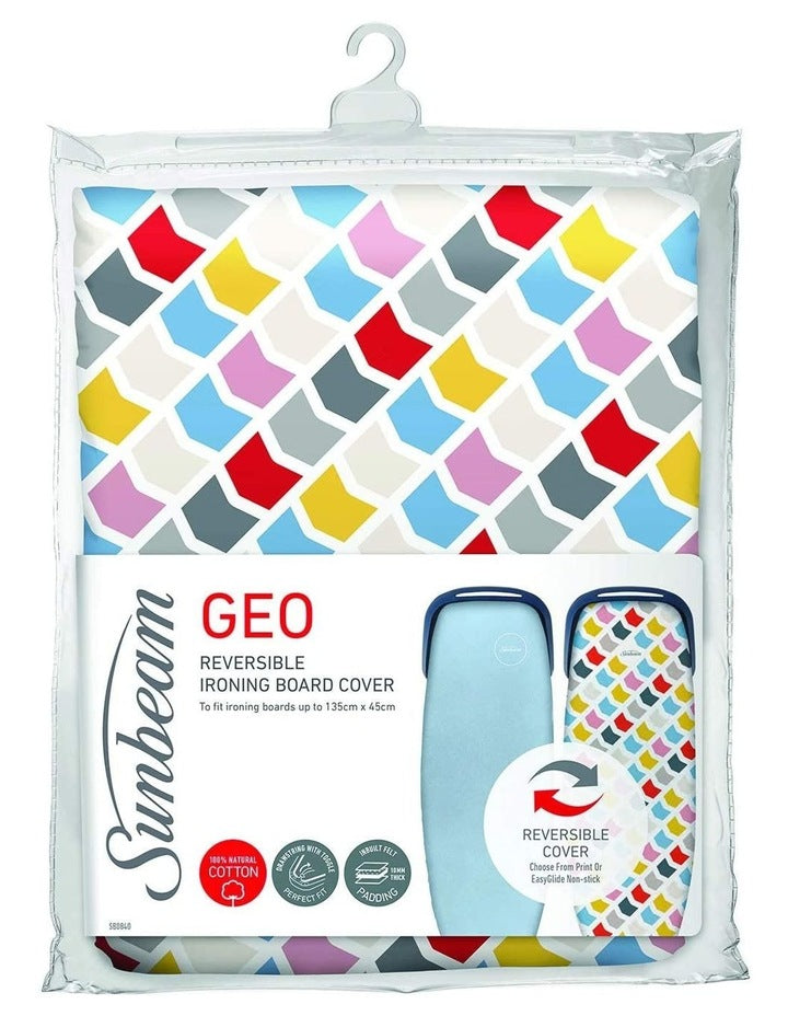 Reversible Ironing Board Cover with Geo Print SB0840
