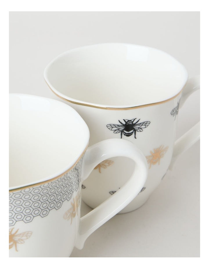 Honey Bee Mug Set of 2