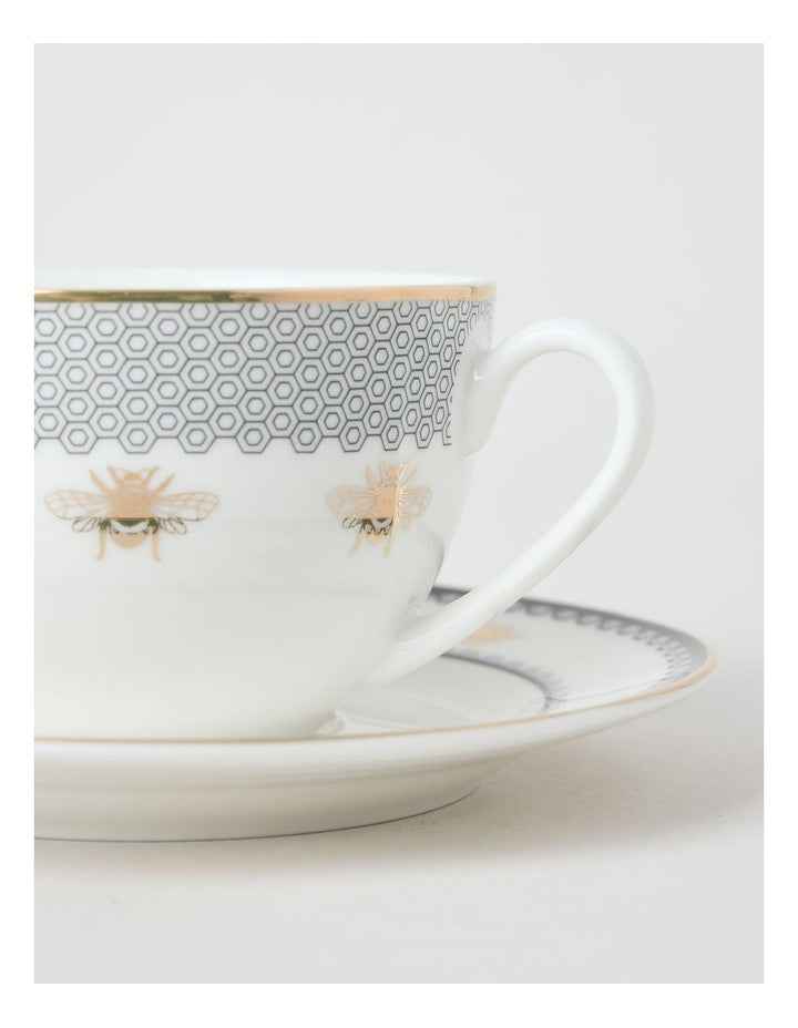 Honey Bee Tea Cup & Saucer Set 300ml