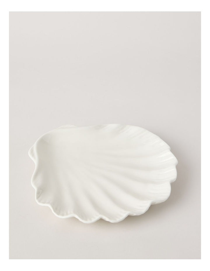 Nautilus Plate 21.5cm in White