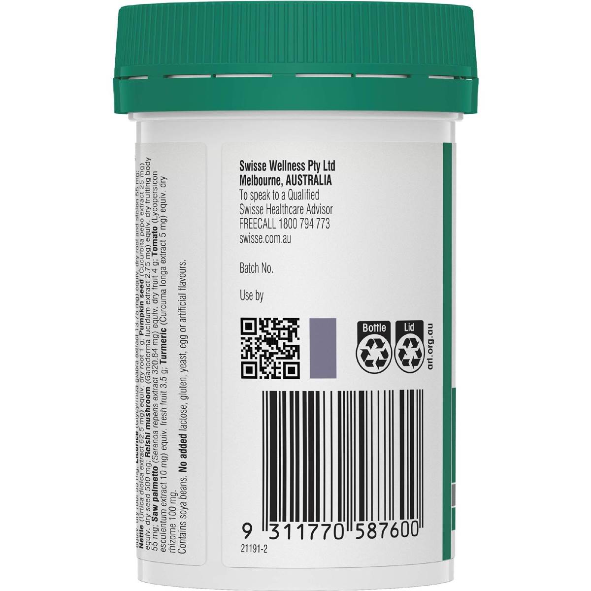 Swisse Ultiboost Prostate Tablets 50 pack