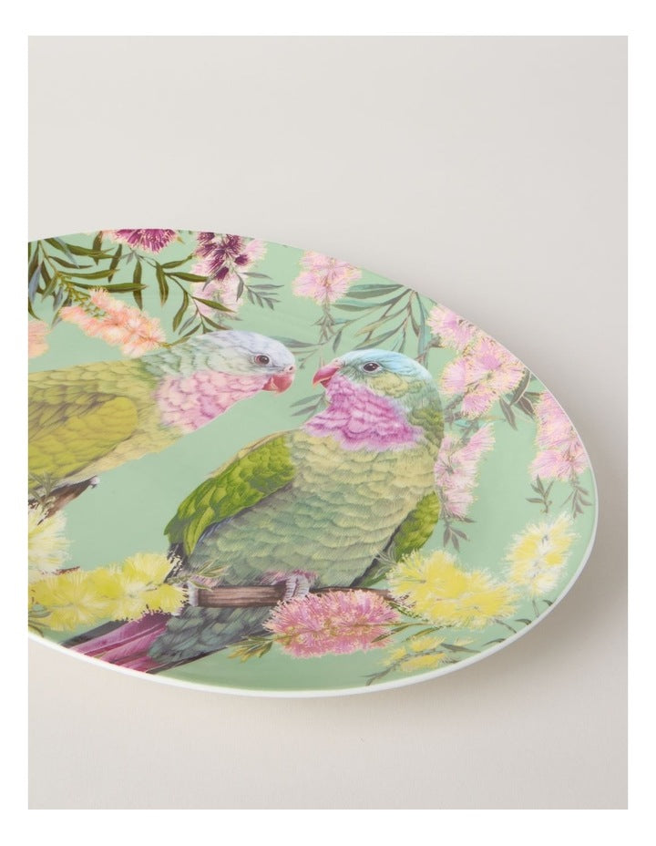 Lauren Stringini Princess Parrot Oval Platter 35.5cm in Green
