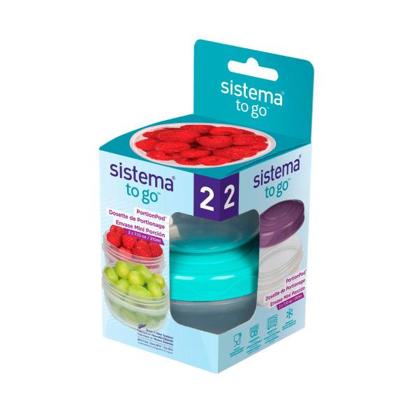 SISTEMA TO GO PORTION POD 2 PACK.