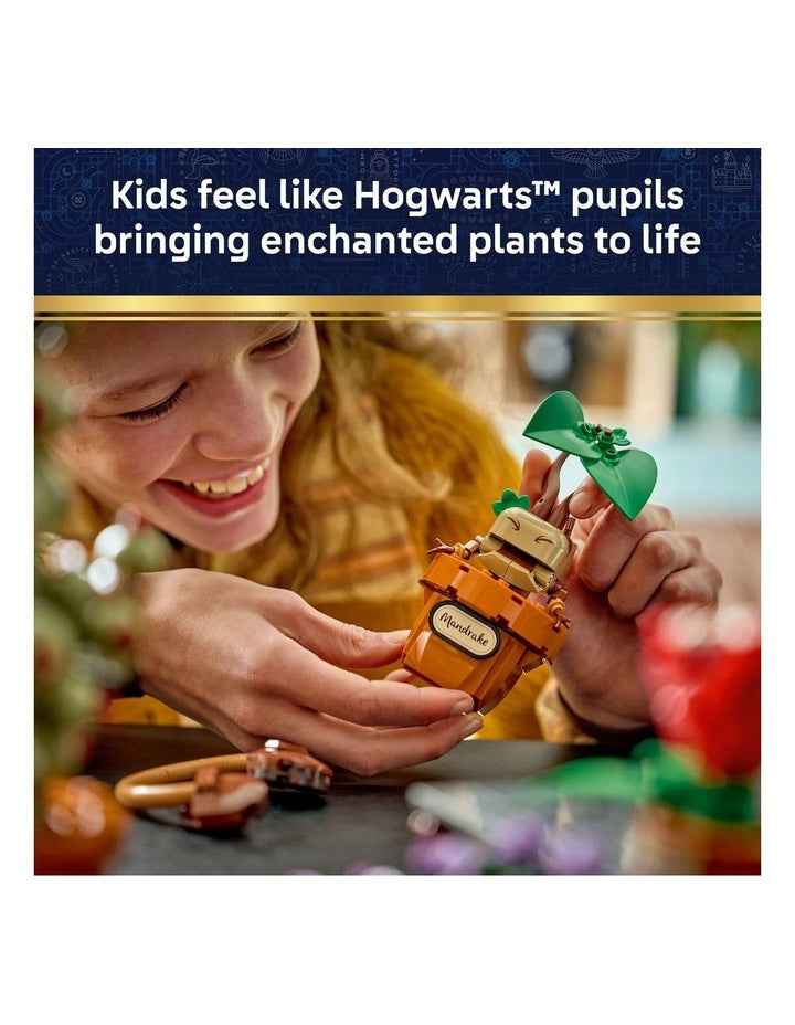 TM Hogwarts Herbology Plants Harry Potter Building Set 76474