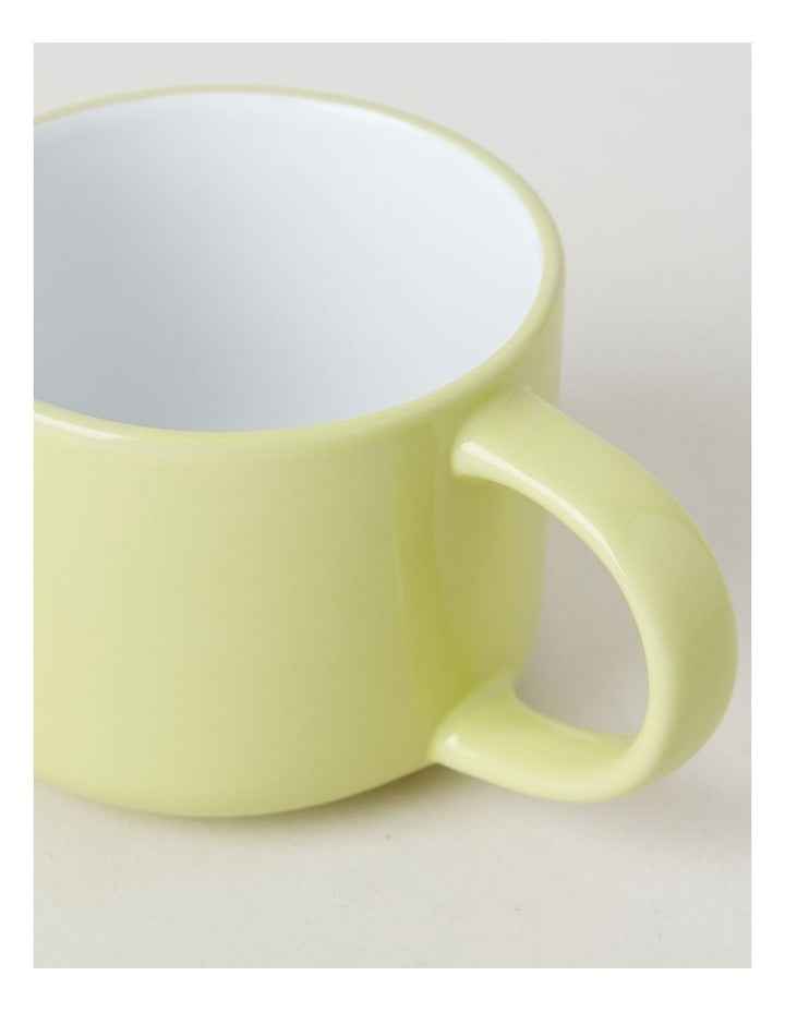 Two Tone Set of 4 Mugs in Yellow